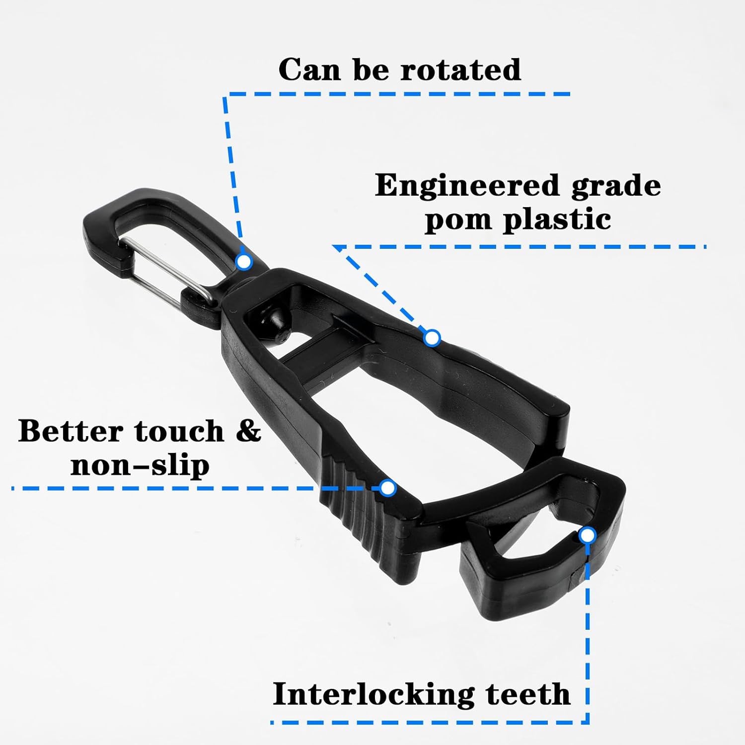 6PCS Glove Clips for Work Glove Holders