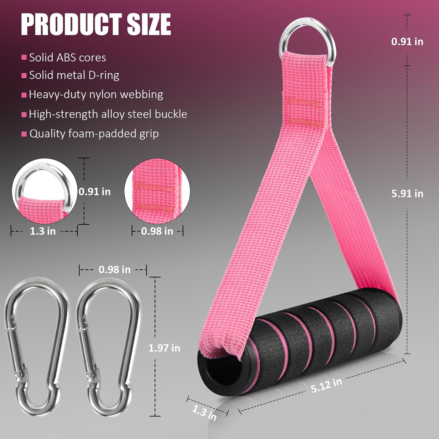 2 Pack Upgraded Exercise Handles