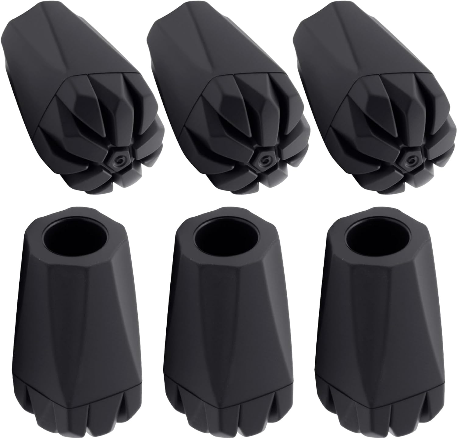 6pcs Anti-Slip Walking Stick Tips