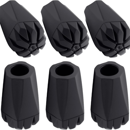 6pcs Anti-Slip Walking Stick Tips 6pcs Anti-Slip Walking Stick Tips
