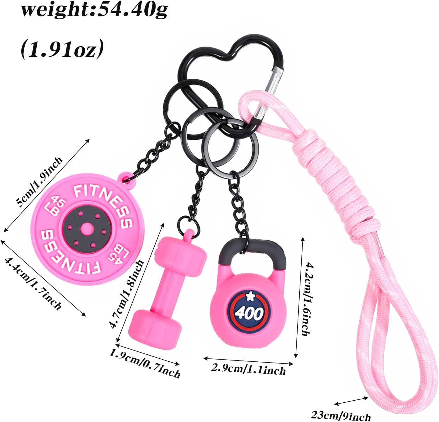 Fitness Keychain for Women