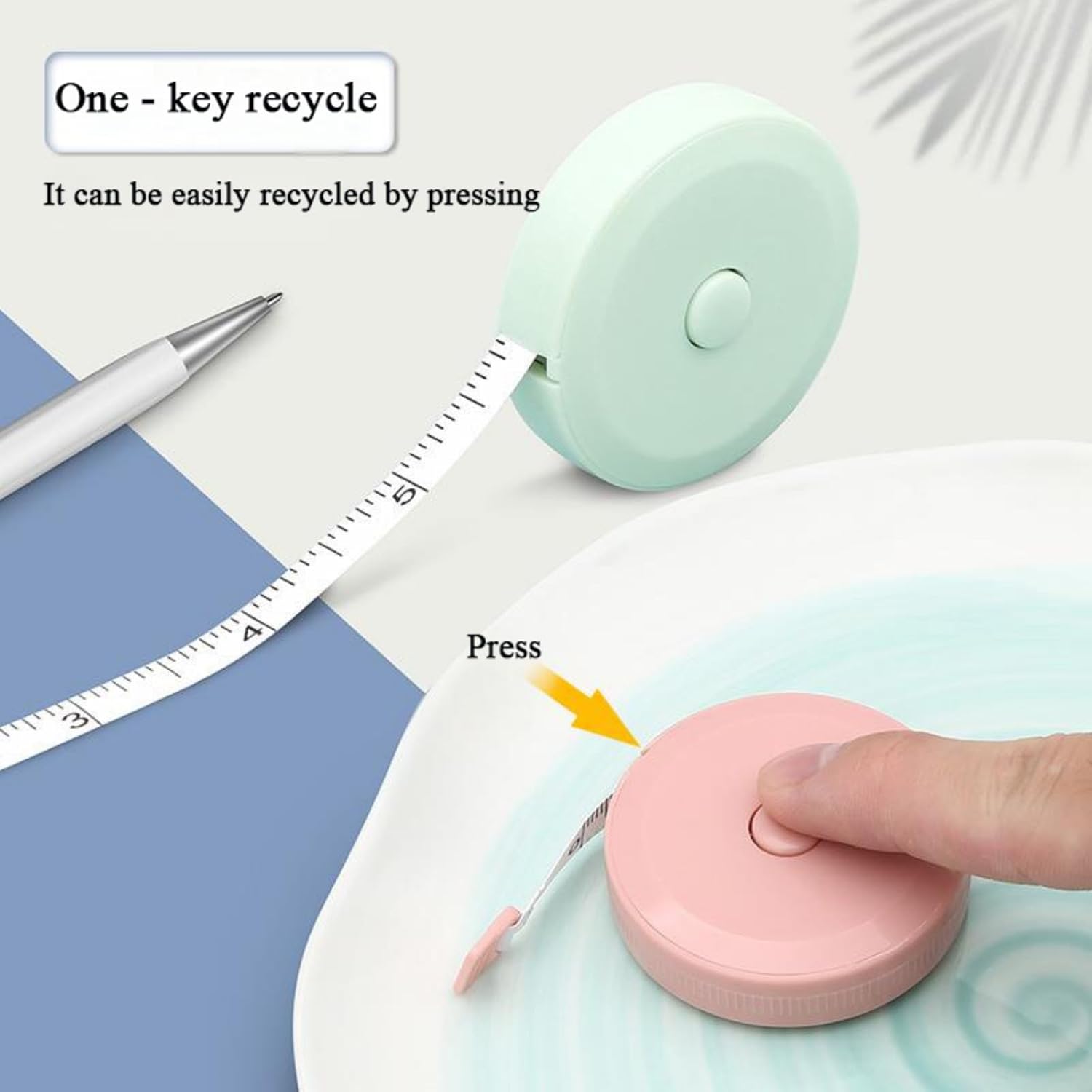 3 Pack Retractable Measuring Tape 150cm Double Sided Flexible for Body Measurements Sewing and Crafts