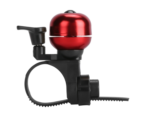 Loud Universal Bicycle Bell - Waterproof with Clear Sound - Suitable for Adults & Kids - Red - Set of 1
