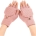 Women's Warm Fingerless Gloves - Pink - 1 Pair Women's Warm Fingerless Gloves - Pink - 1 Pair