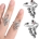 2 Pack Adjustable Yarn Guides for Crocheting & Knitting - Finger Ring Holders - Silver 2 Pack Adjustable Yarn Guides for Crocheting & Knitting - Finger Ring Holders - Silver