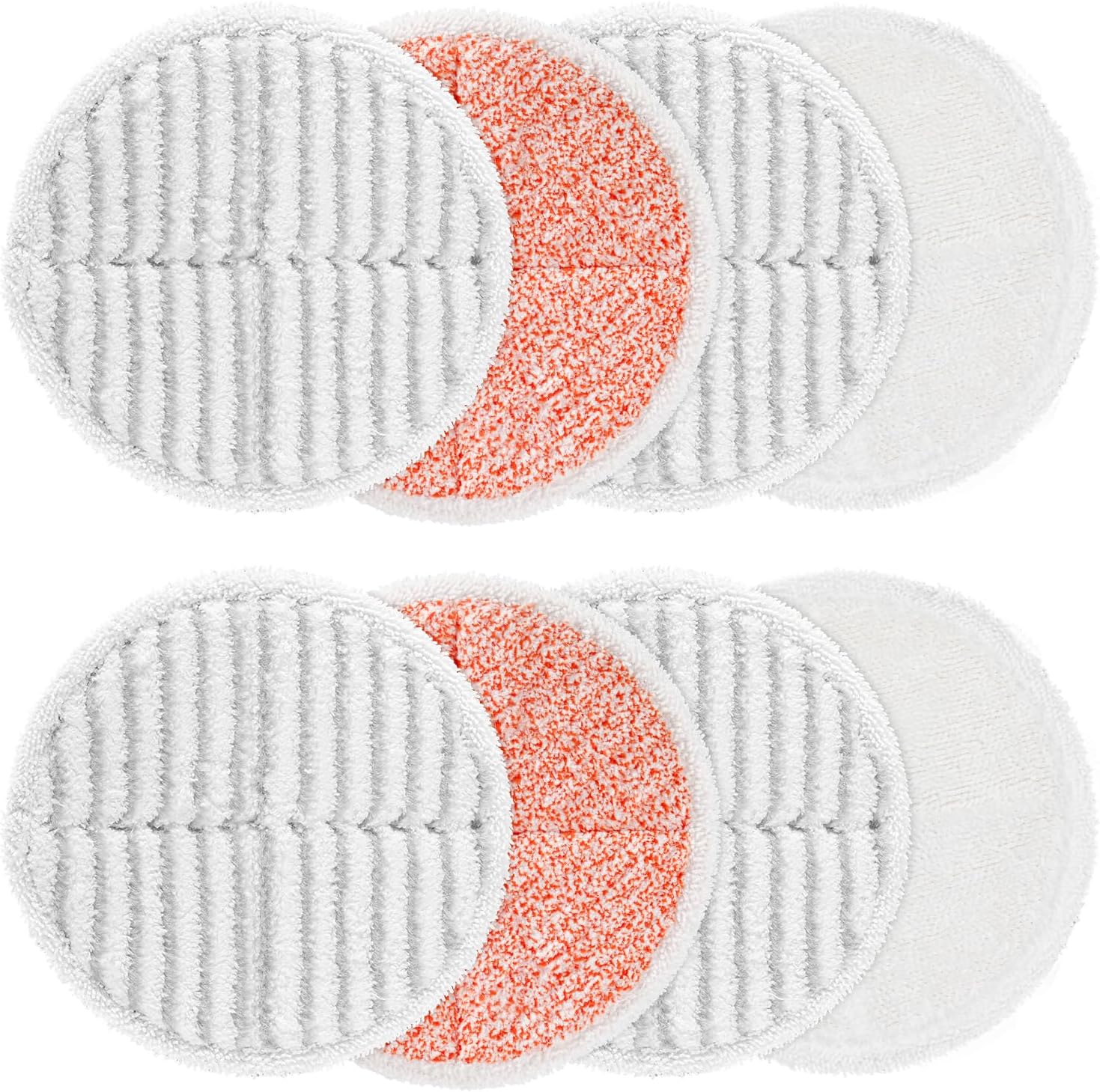 8 Pack Mop Pads Replacement Compatible with Bissell Spinwave 2124