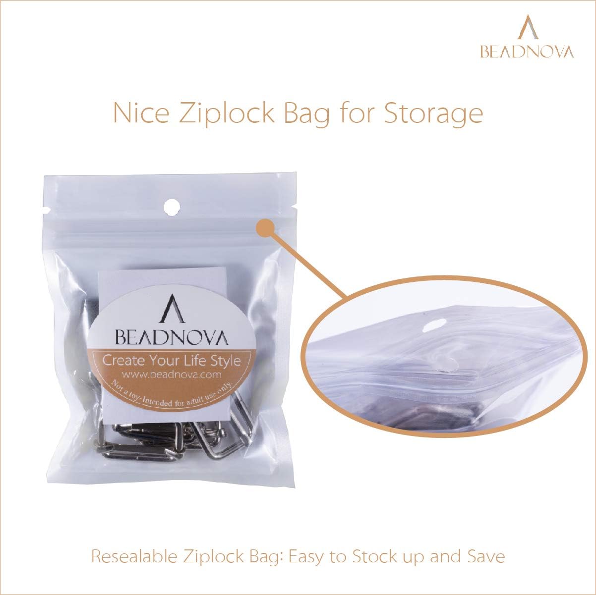 Adjtable Slide Buckle 1 Inch Triglide Slides Metal Webbing Slider For Strap Belt Backpack Handbag DIY (10 Pieces