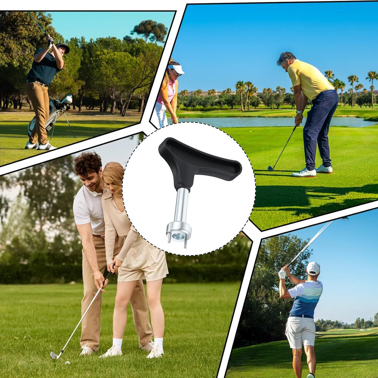 2 Pcs Golf Spike Removal Tool
