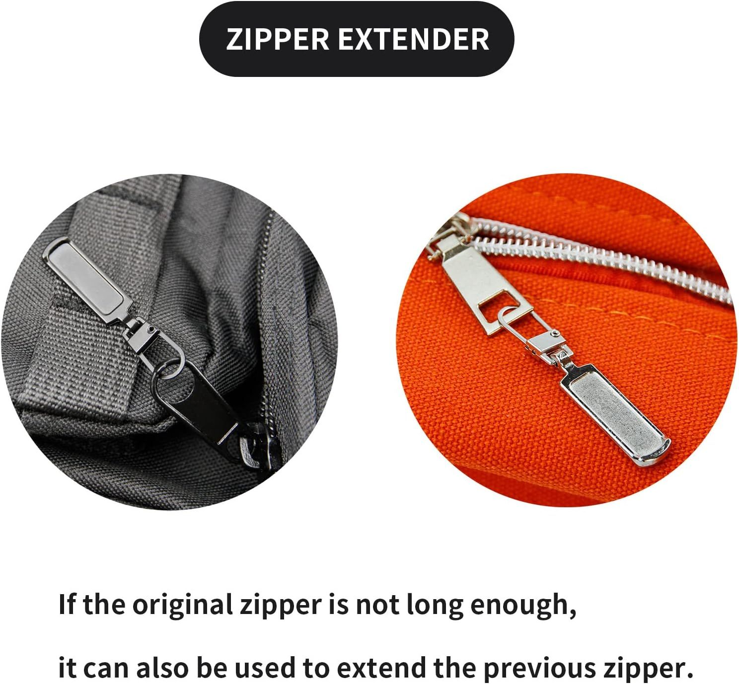 Metal Zipper Pull Replacement for Small Holes