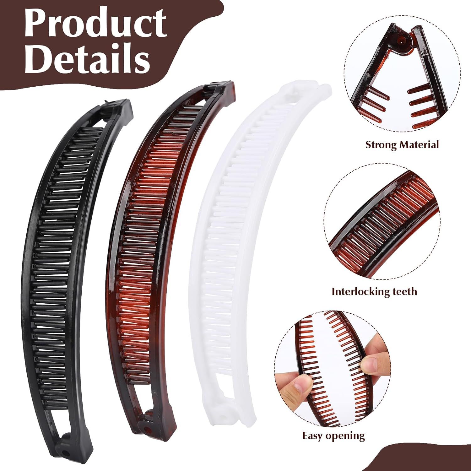 9 Pcs Banana Clips
