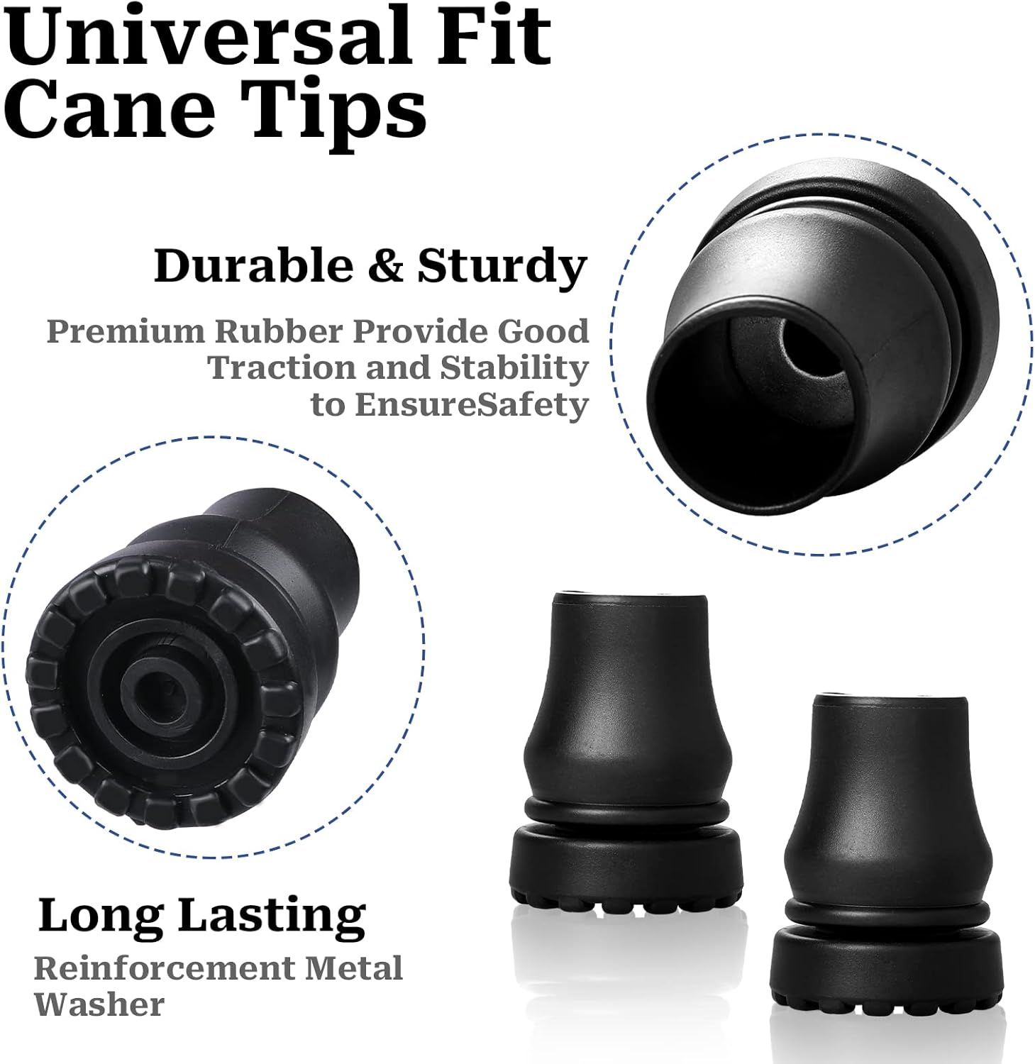 Cane Tips 5/8 inch Heavy Duty