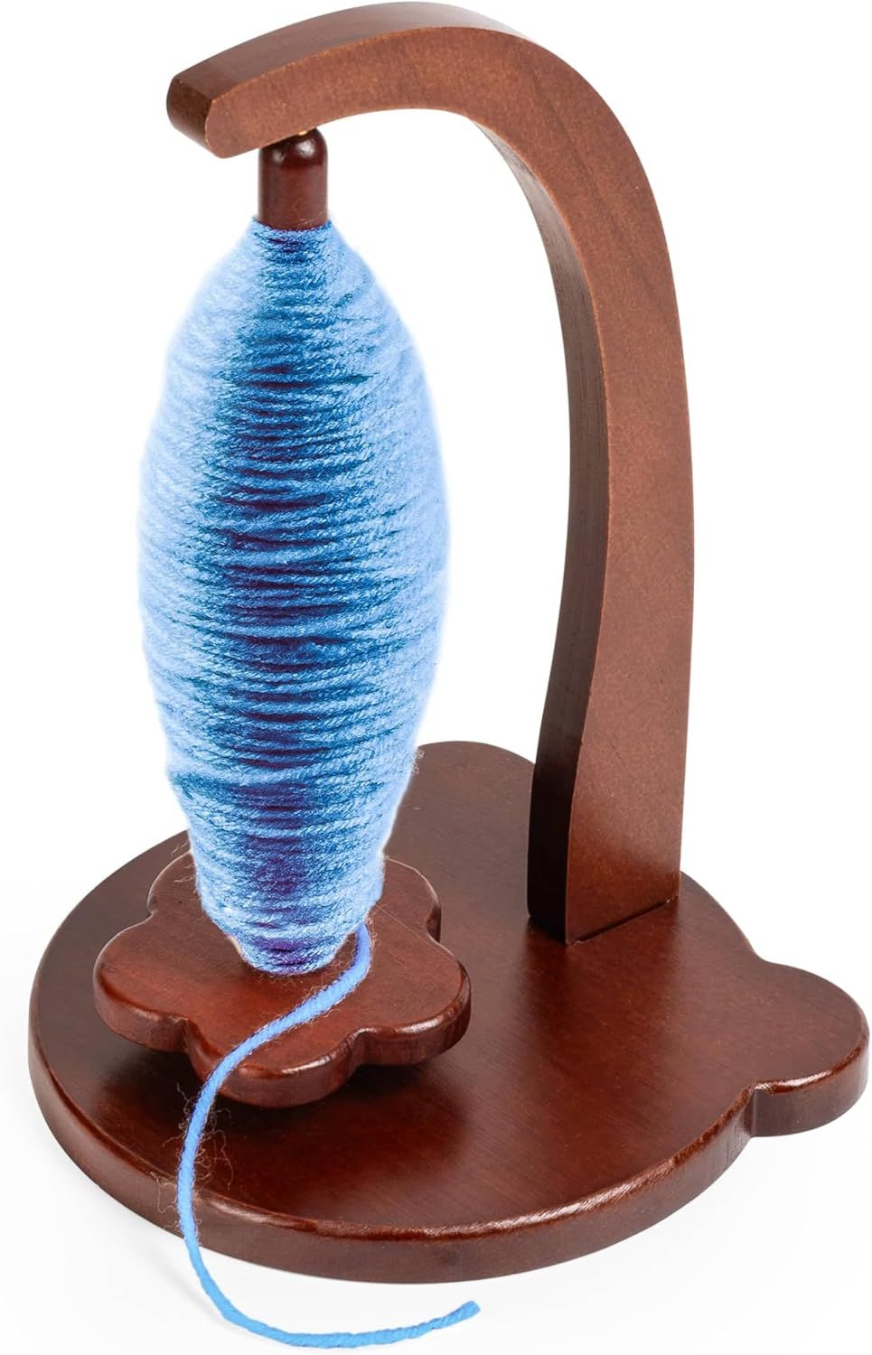 Magnetic Yarn Holder for Crocheting with Bear Shape– 360° Spinning Spindle for Tangle-Free Yarn Ball Holder Spinner