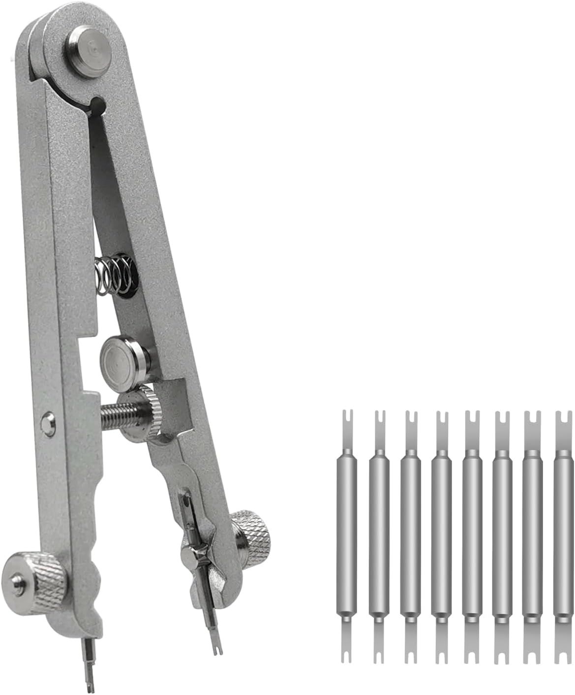 Watch Spring Bar Plier Tool Set Watchband Pliers with 10 Pins