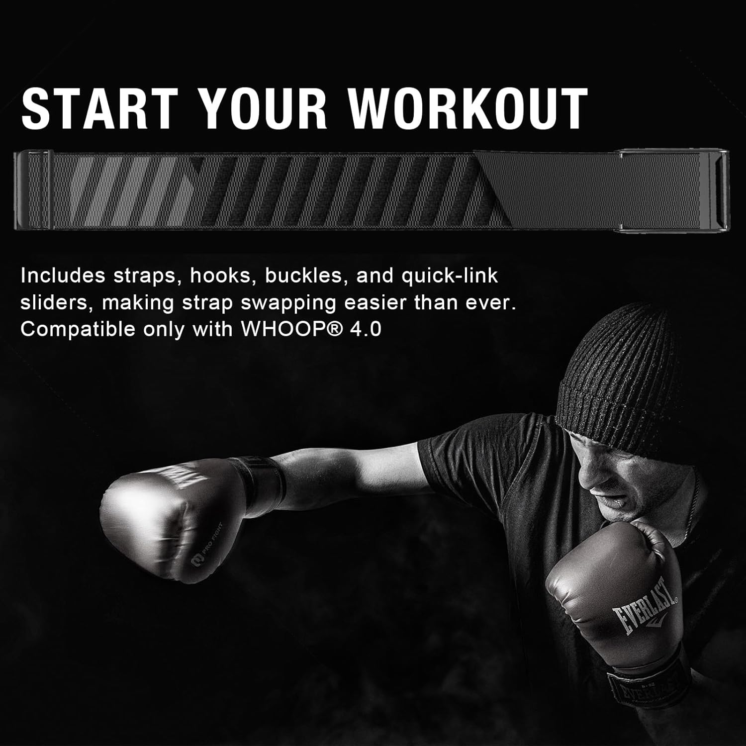 HydroKnit Nylon Sport Band Compatible with Whoop 4.0