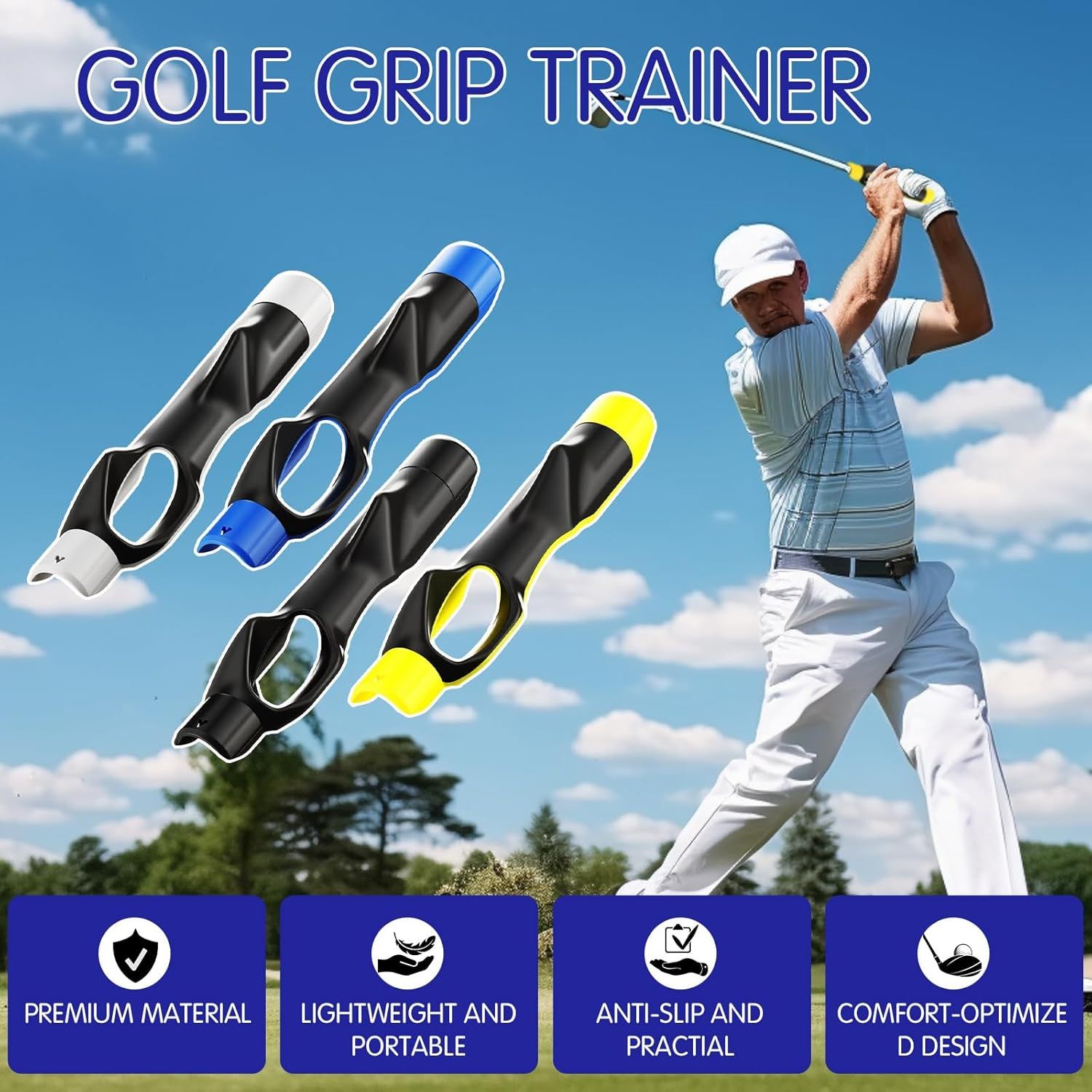 4 Pcs Golf Grip Trainer