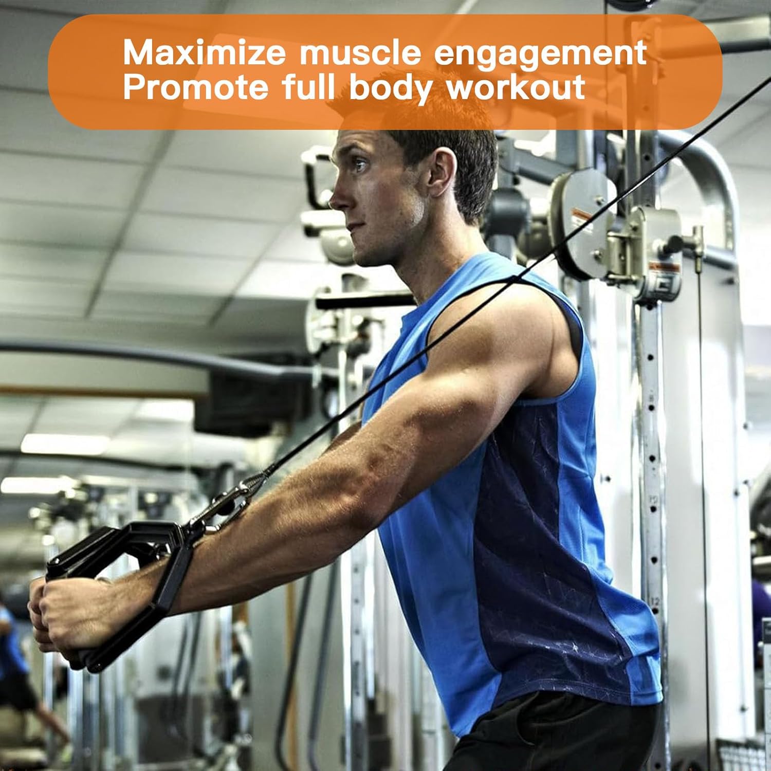 2PCS Gym Cable Extension