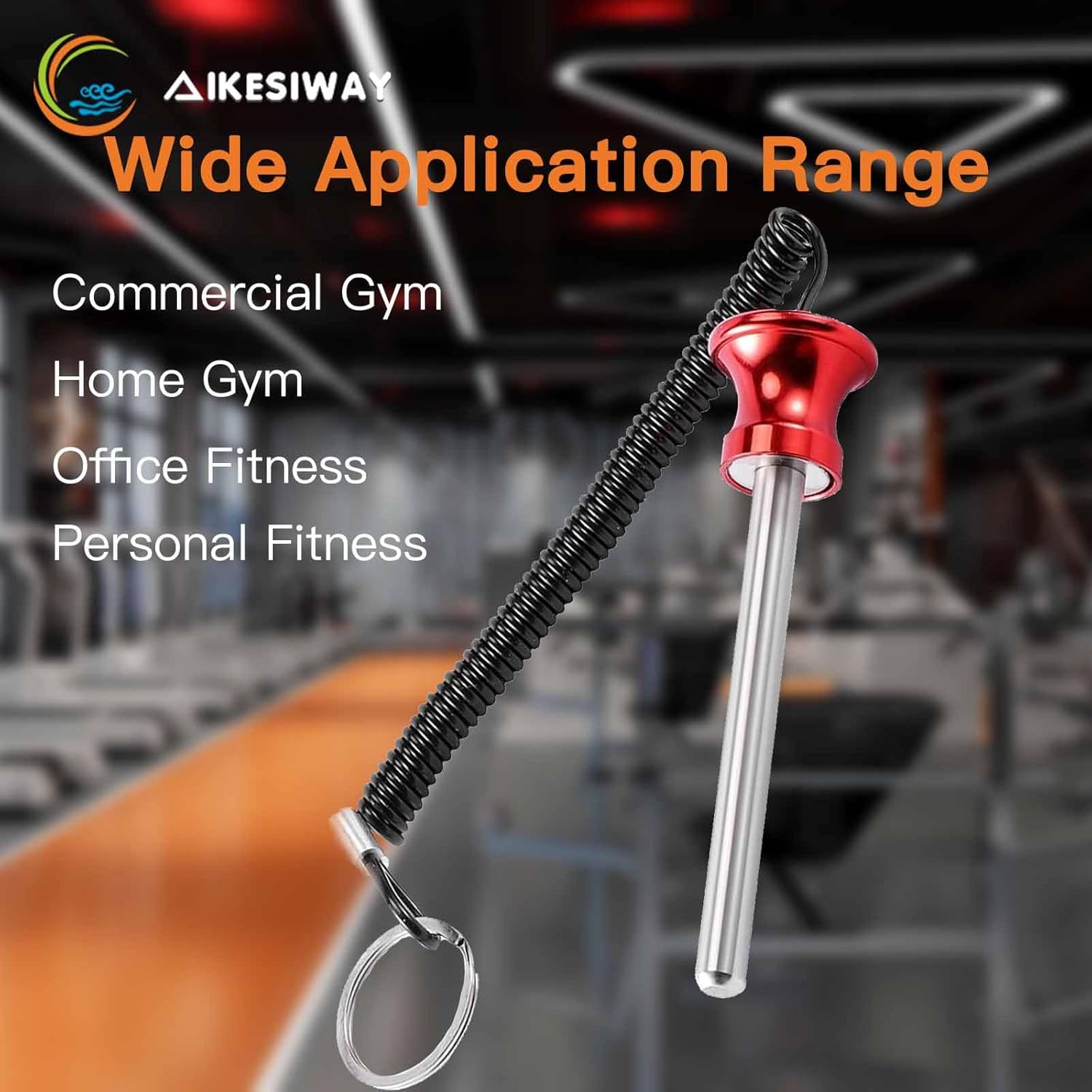Universal Magnetic Weight Stack Pin with Pull Rope - Heavy Duty Gym for Machines