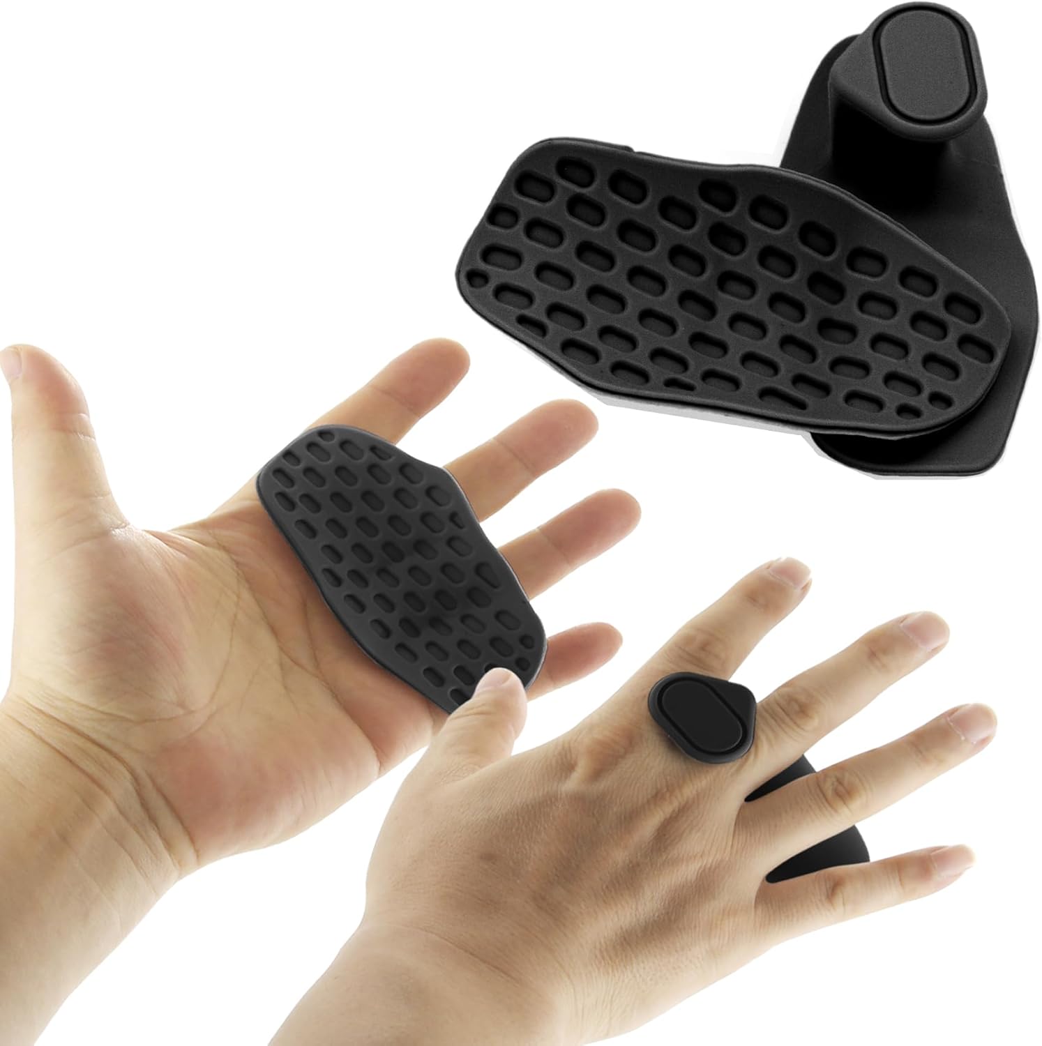 Weight Lifting Grips - Rubber Anti-Slip Workout Grips