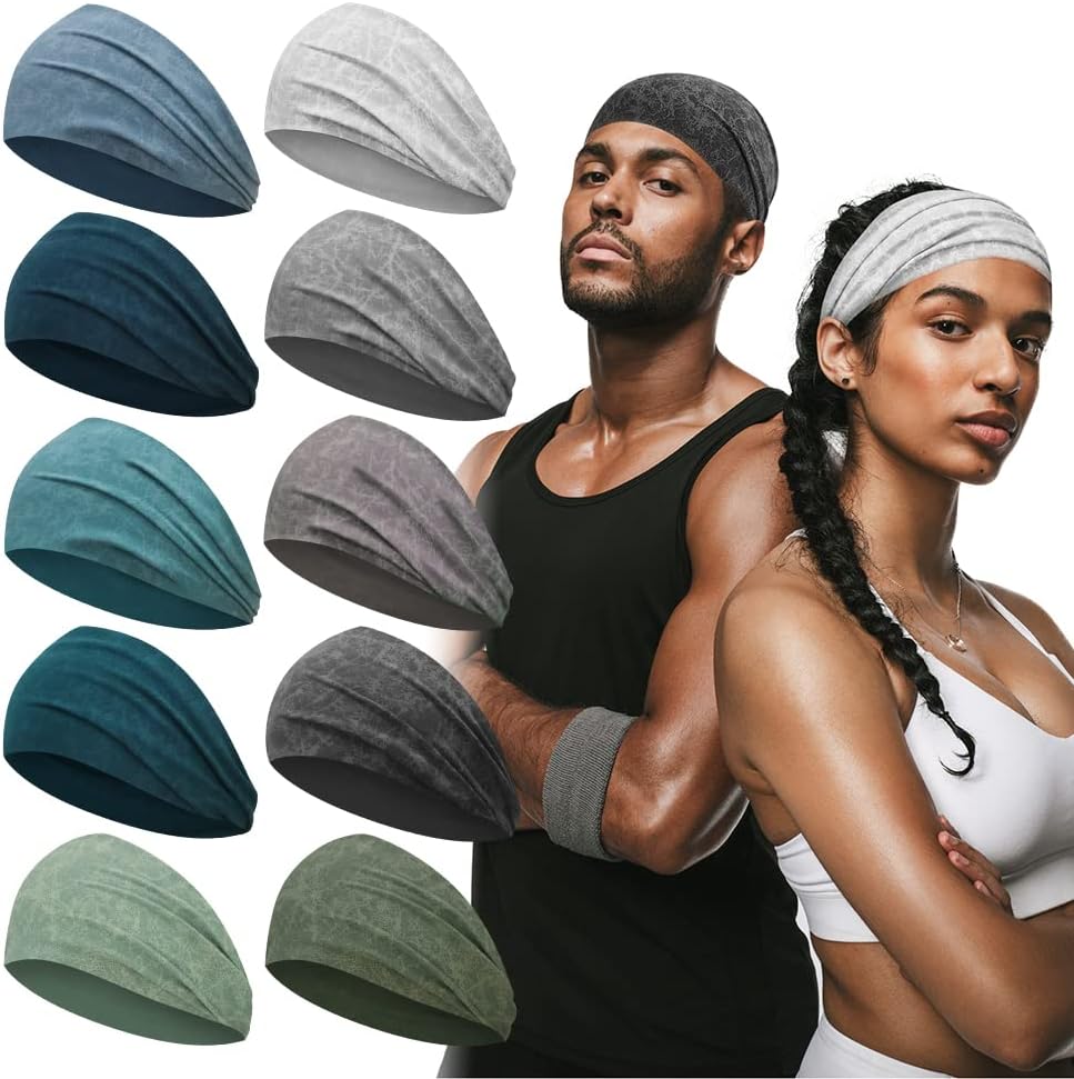 Mens Sports Headbands for Long Hair