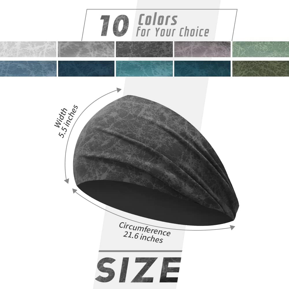 Mens Sports Headbands for Long Hair