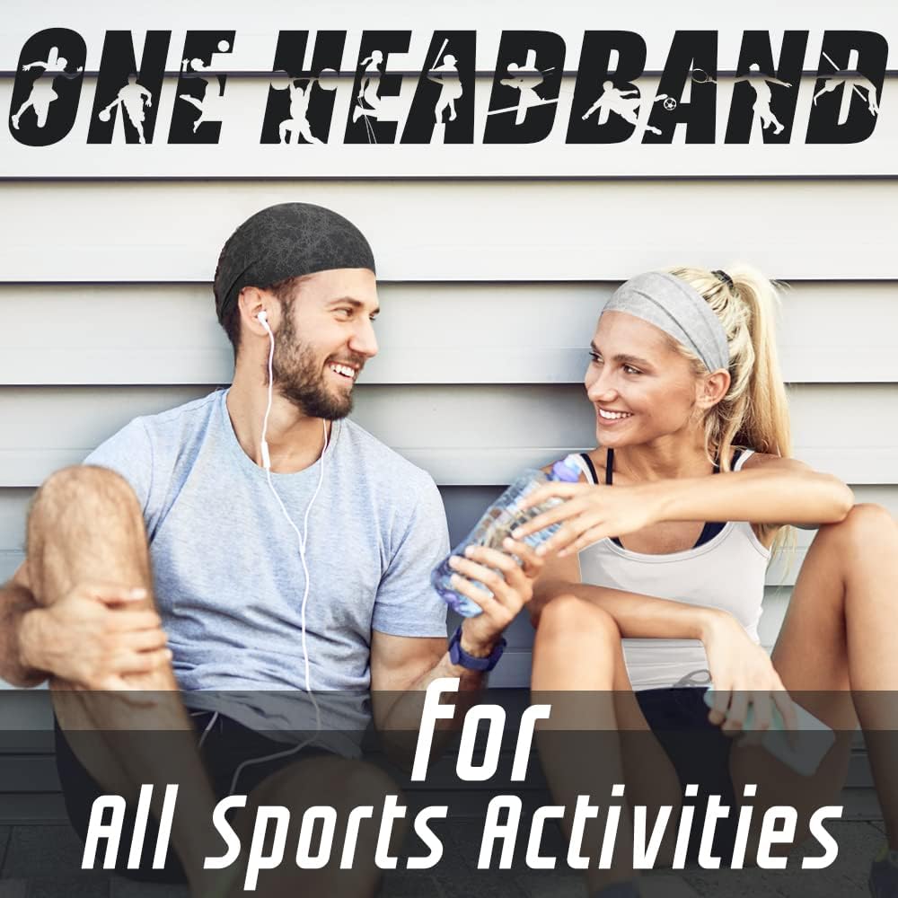 Mens Sports Headbands for Long Hair