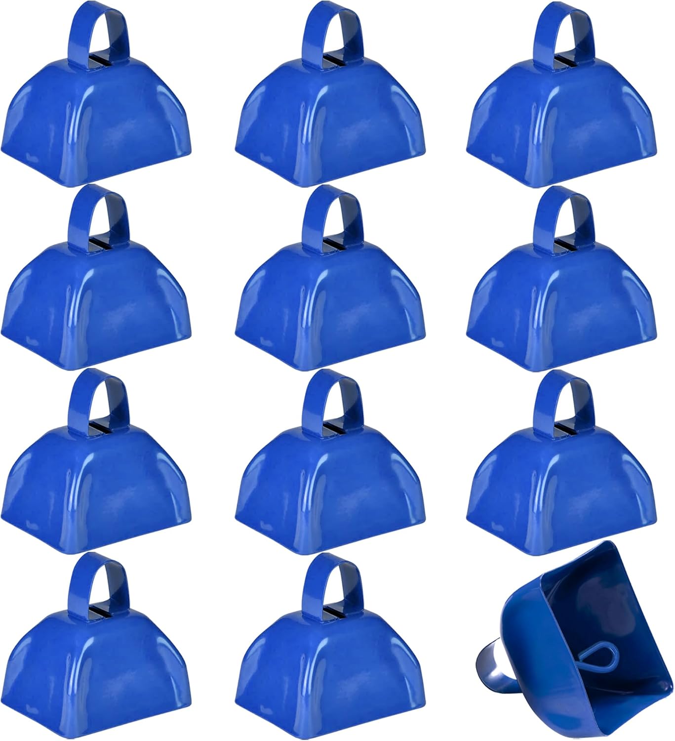 Metal Cowbells - Blue 3 Inch Cow Bells Noise Makers
