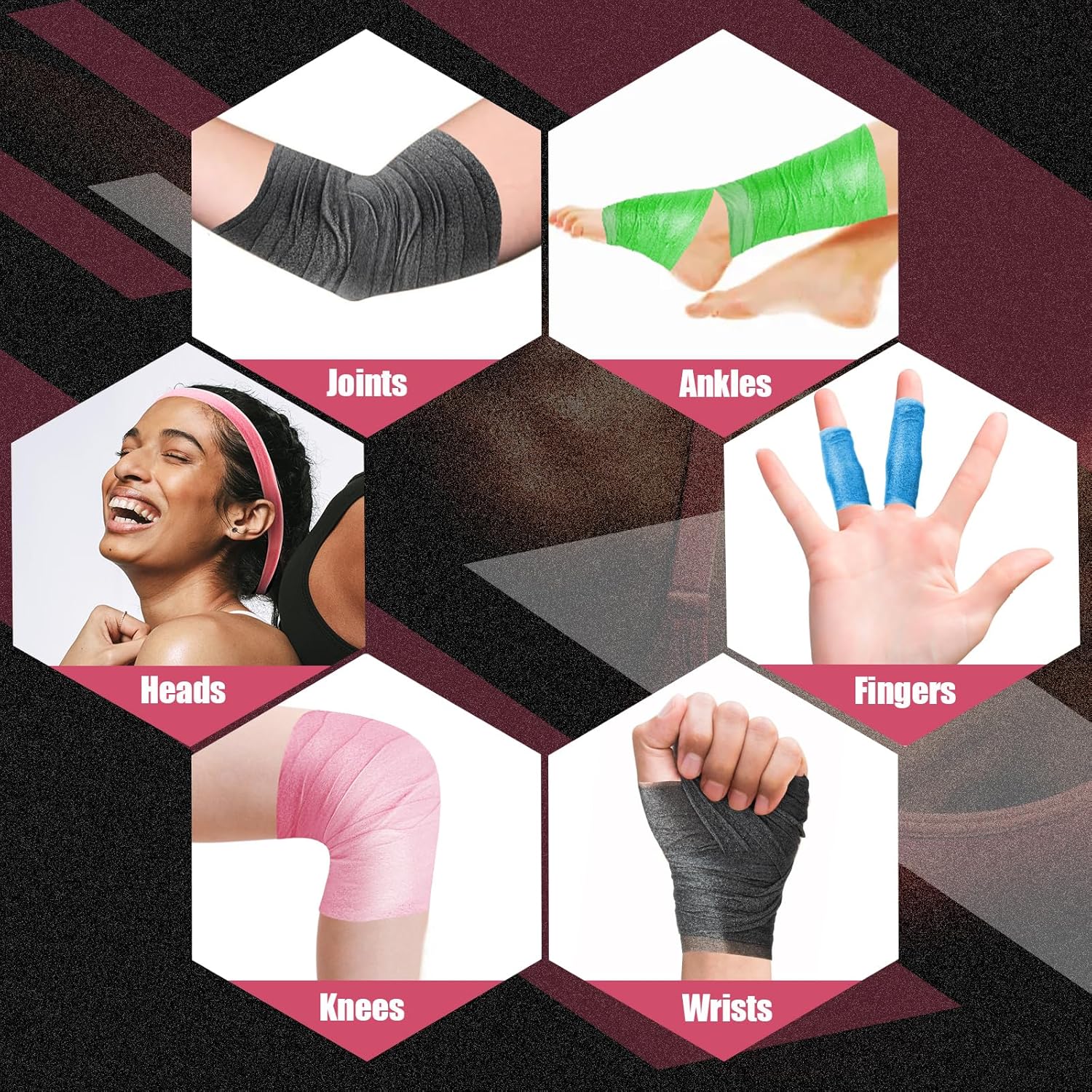4 Pack Pre Wrap Athletic