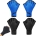 2 Pairs Swimming Gloves Swim Training Gloves Neoprene Gloves Webbed Fitness Water Resistance Training Gloves for Swimming Diving with Wrist Strap 2 Pairs Swimming Gloves Swim Training Gloves Neoprene Gloves Webbed Fitness Water Resistance Training Gloves for Swimming Diving with Wrist Strap