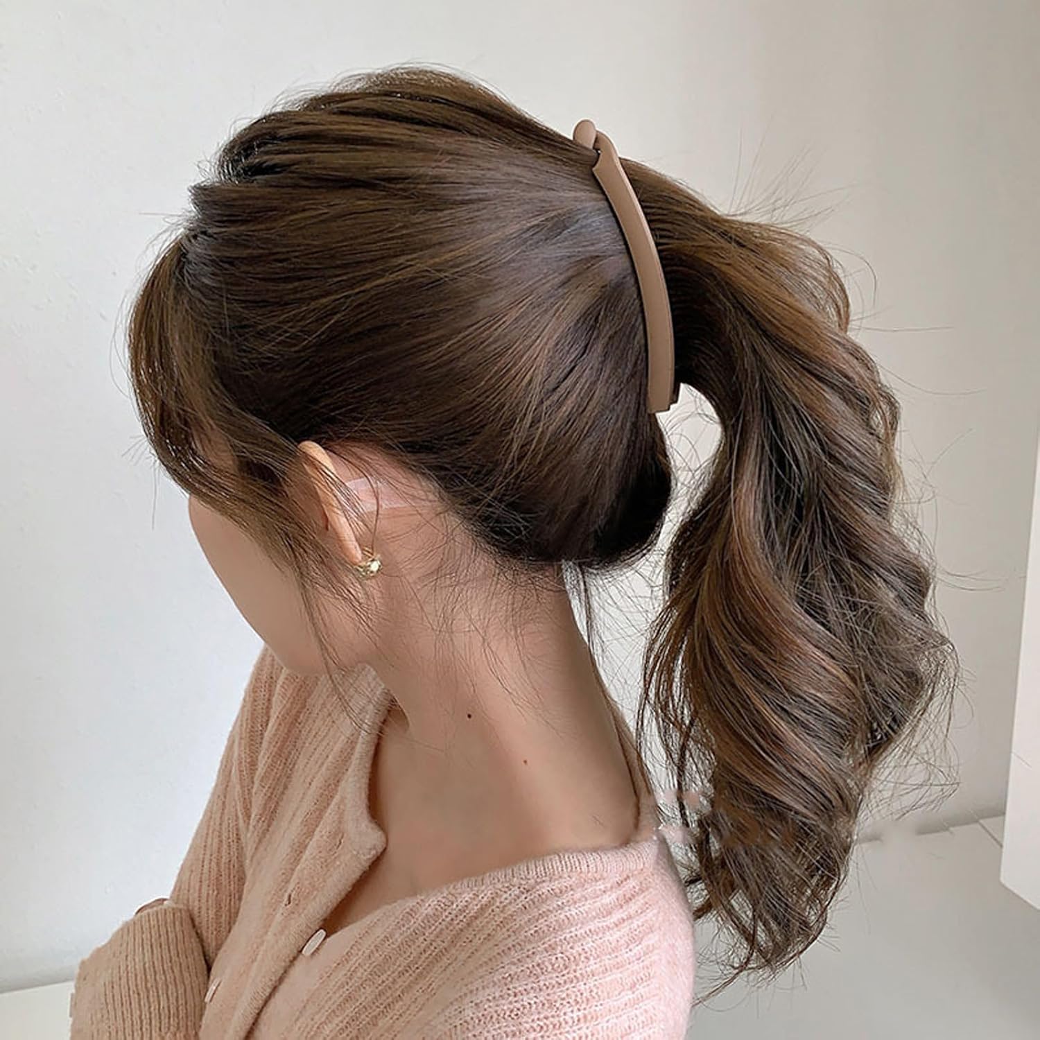 5 Pcs Banana Clip Vintage Hair Clips for Thin Hair Women Banana Clips for Thin Hair Strong Hold Banana Clips Hair Ponytail No Slip Clip Fine Hair Accessories for Women