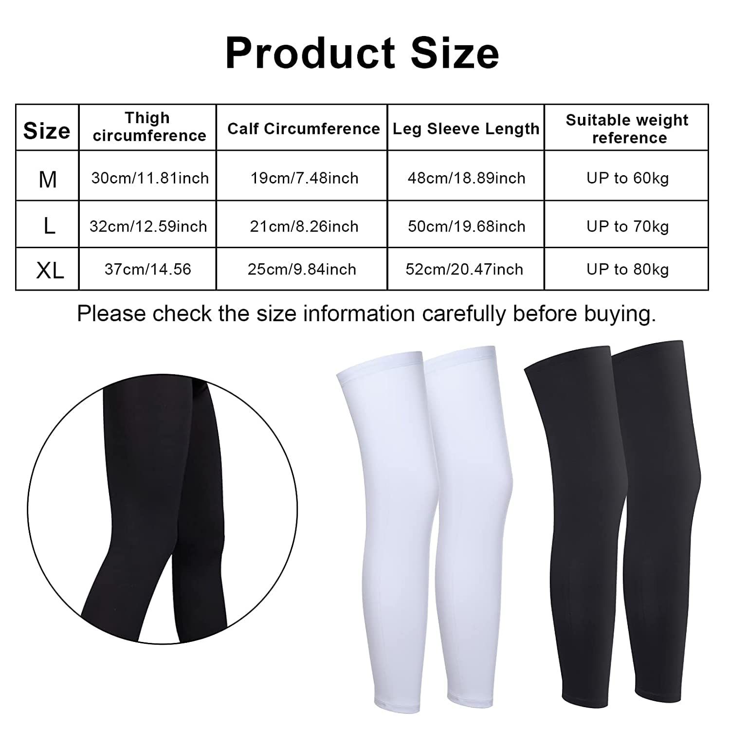 4 Pieces Sports Leg Sleeves