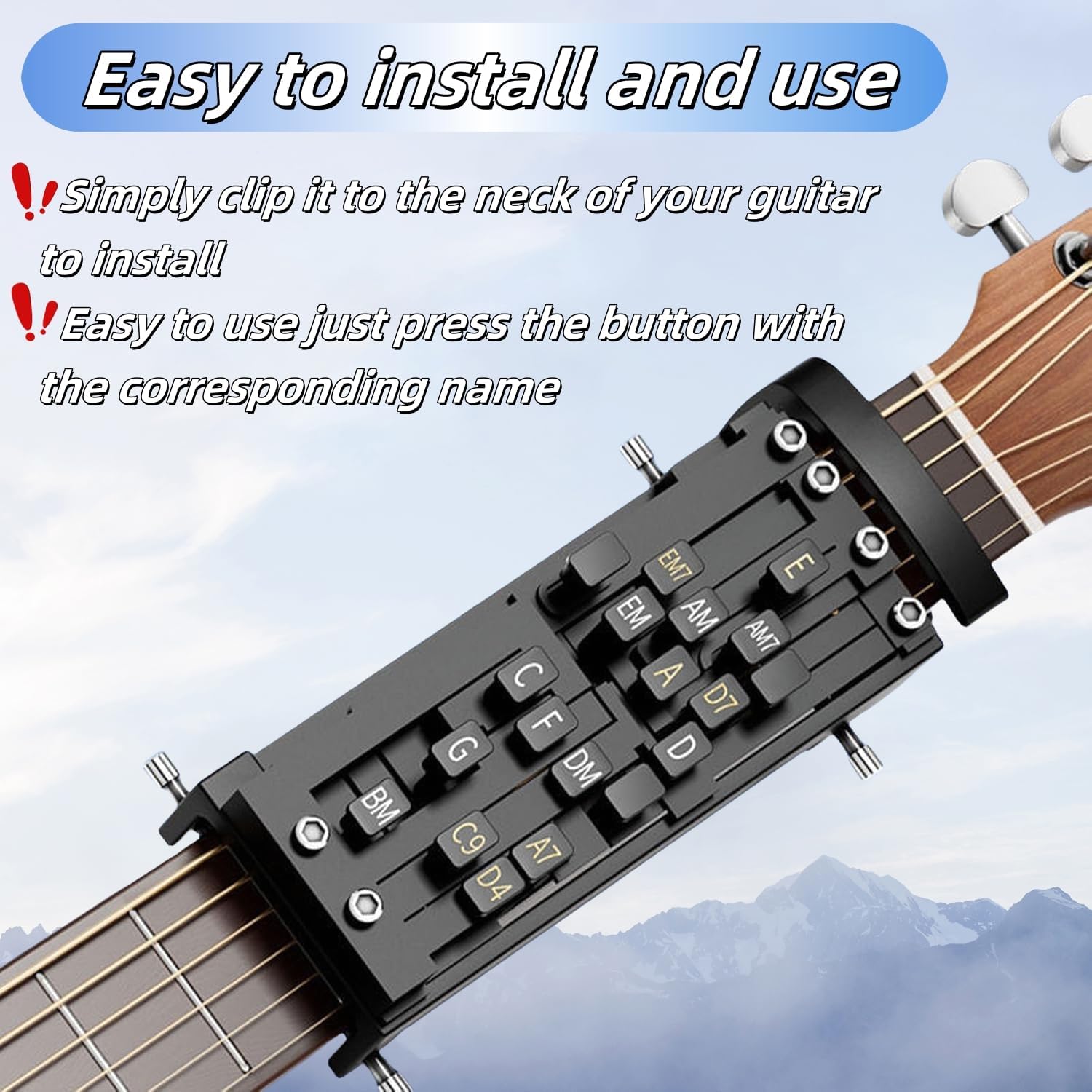 Guitar Chord Presser - Guitar Aid Chords Trainer