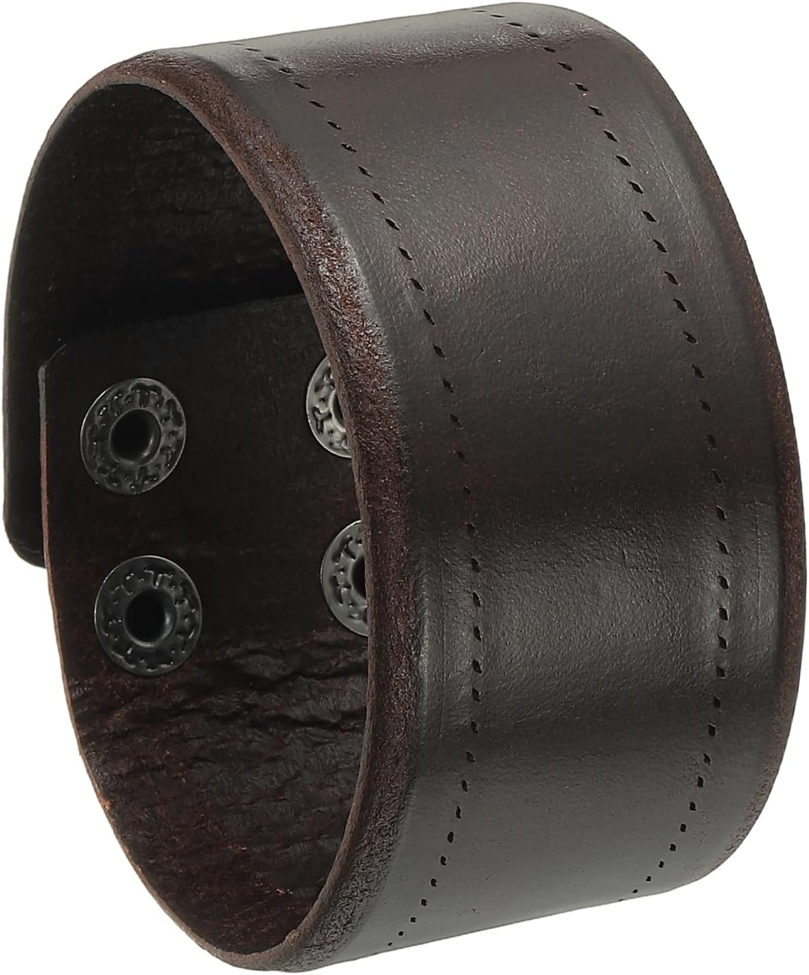Wide Simple Leather Wristbands