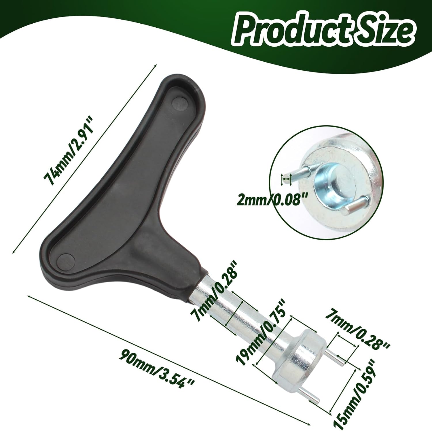 Biaungdo Golf Spike Tool for Spike Shoes