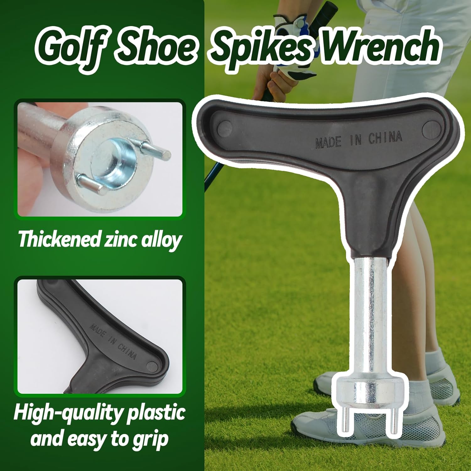 Biaungdo Golf Spike Tool for Spike Shoes