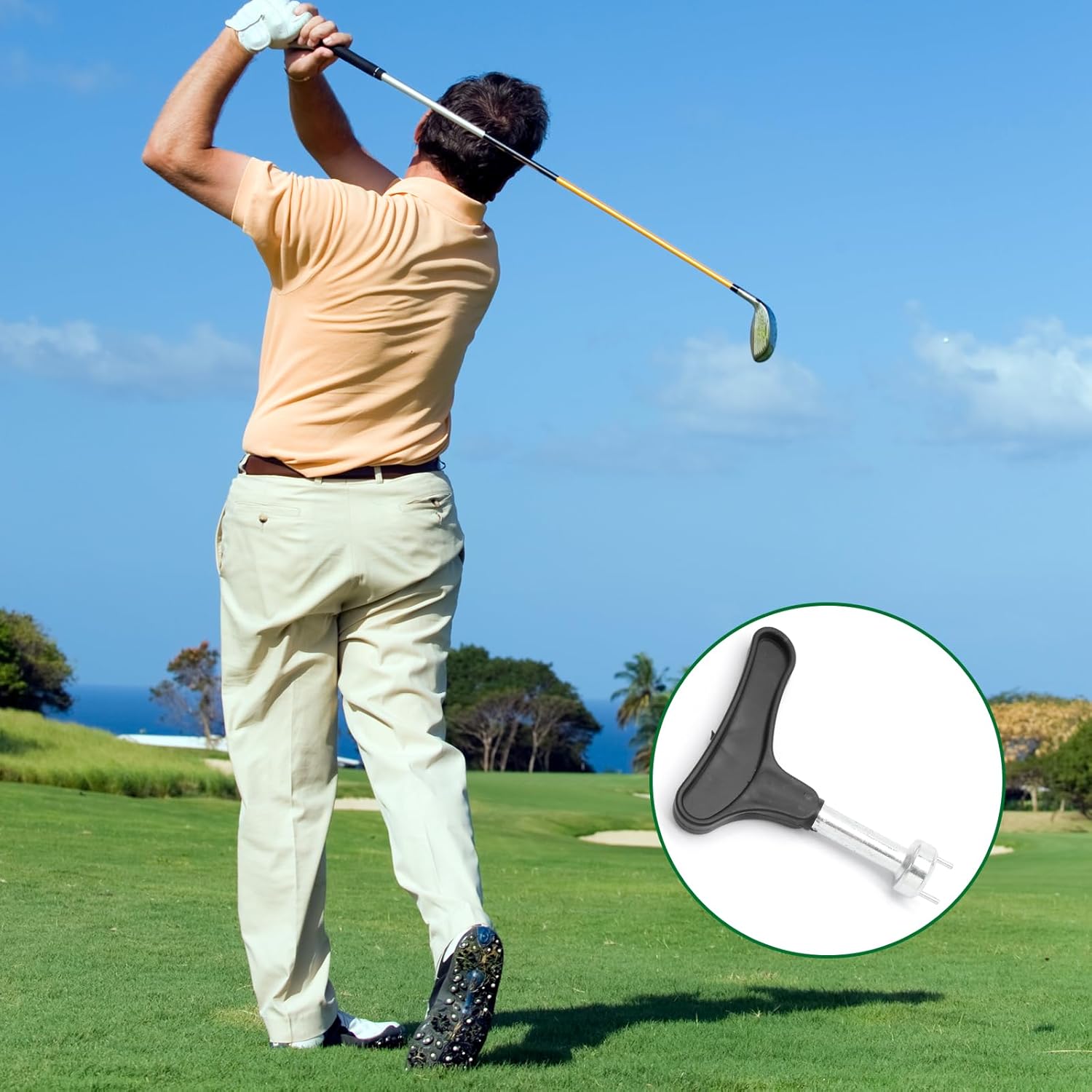 Biaungdo Golf Spike Tool for Spike Shoes
