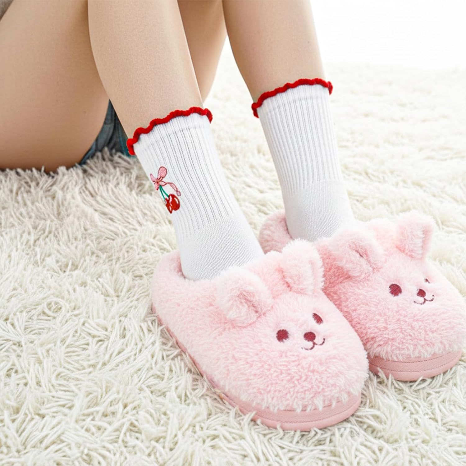 2 Pair Pilates Socks with Grips