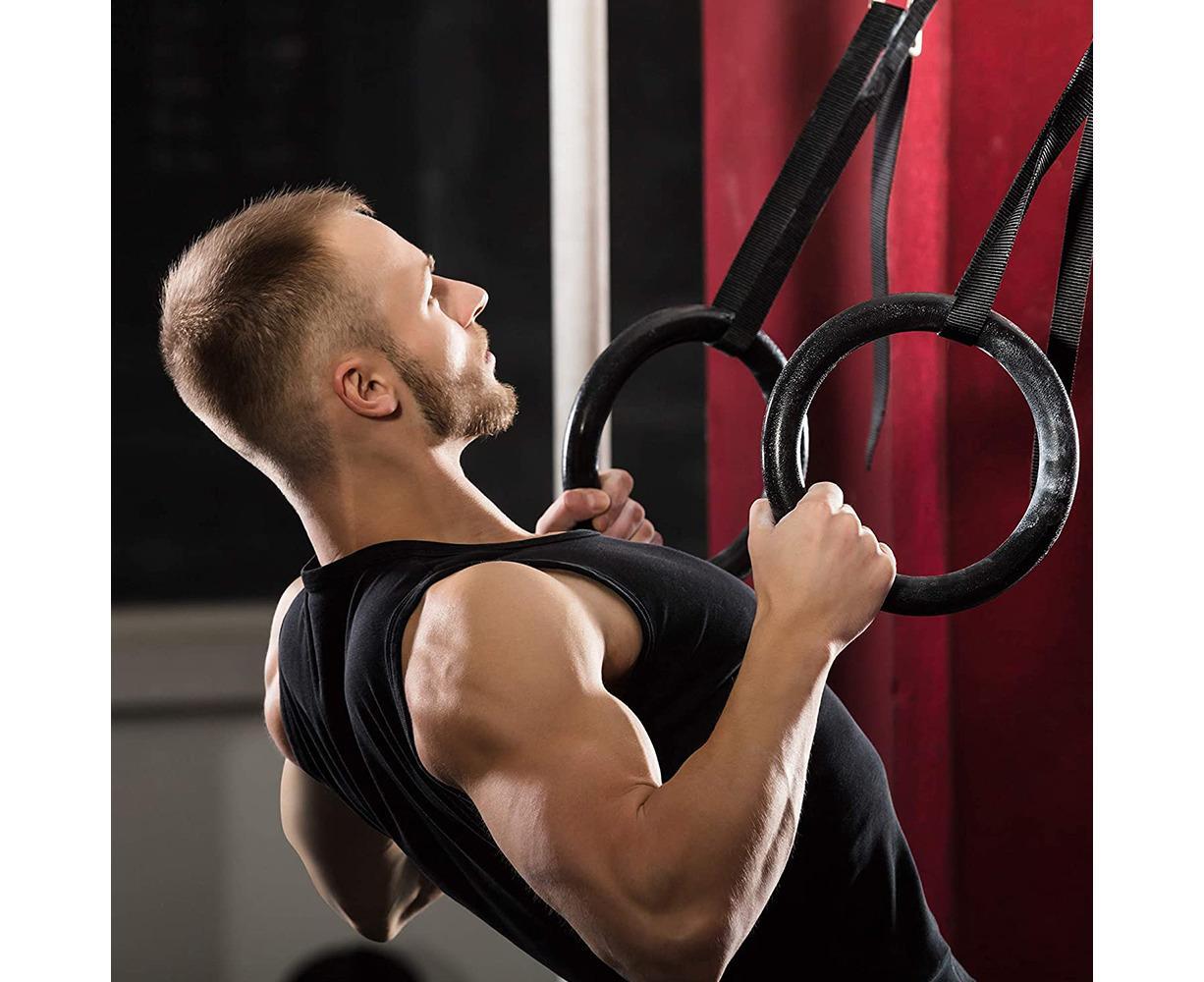 Nylon triceps rope twisted rope triceps cord to pull down with non-slip handles - biceps