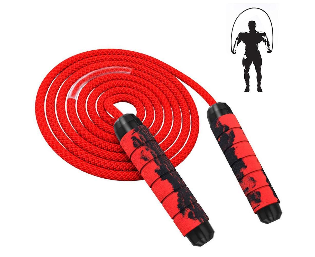 Weighted Jump Rope for Adult Fitness - Long for Cardio Exercise Workouts