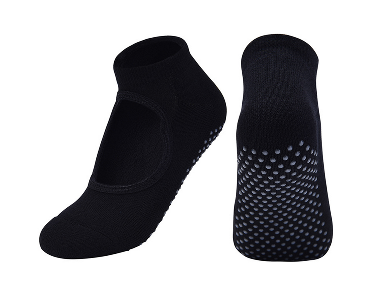 3 Pack Non Slip Grip Yoga Socks for Pilates