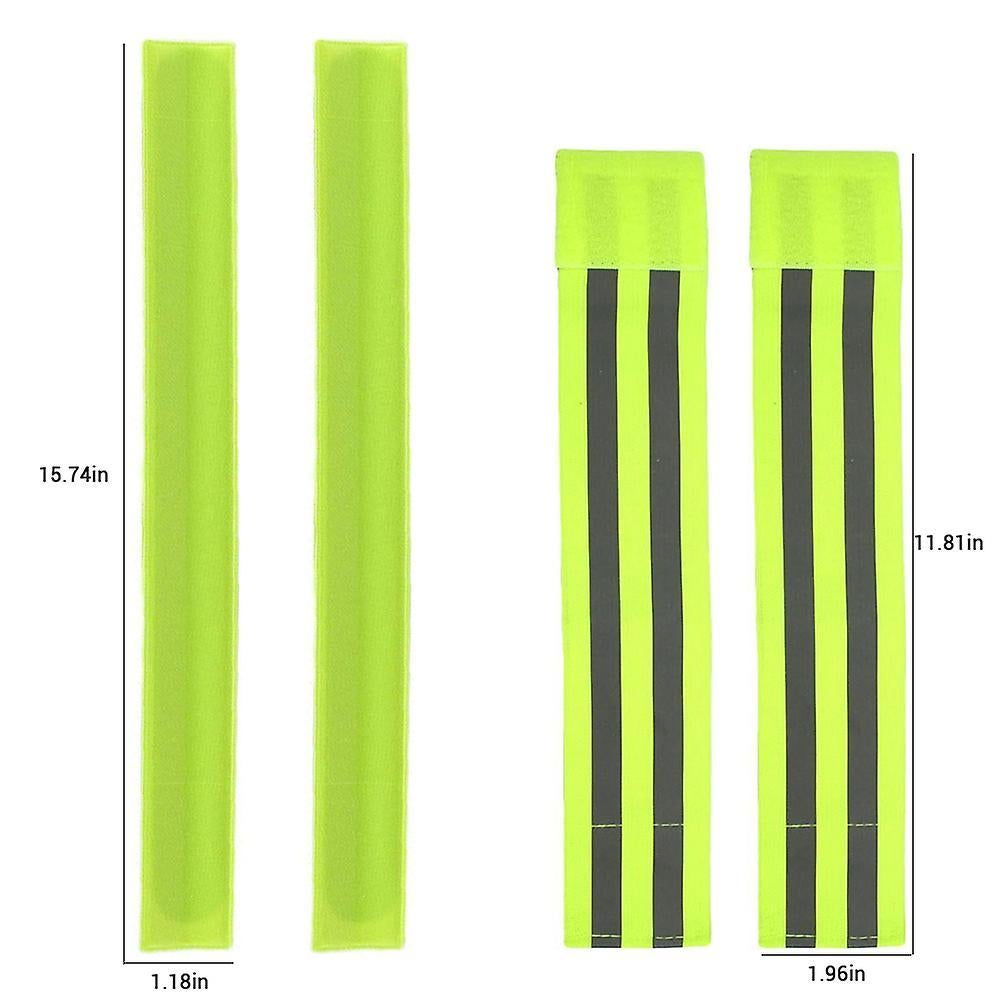 4pcs Reflective Bands for Arm