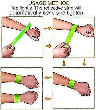 4pcs Reflective Tape Bands