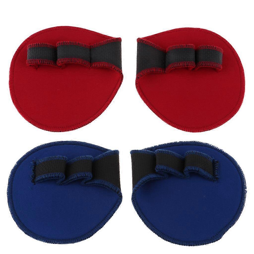 2x Lifting Grip Gloves Pad