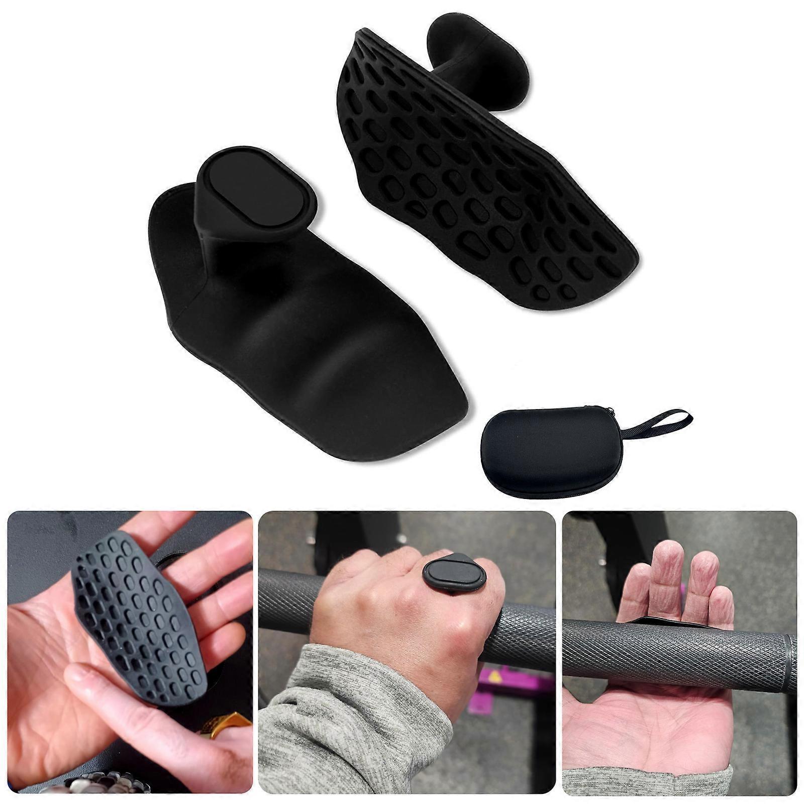 2pcs Flexible Gym Tape Grips with Storage Box for Weightlifting
