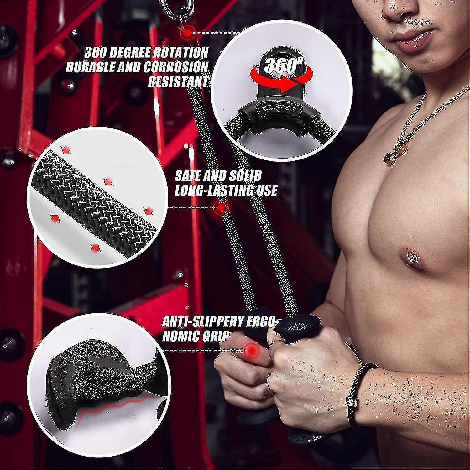 Anti-Slip Ergonomic Triceps Rope