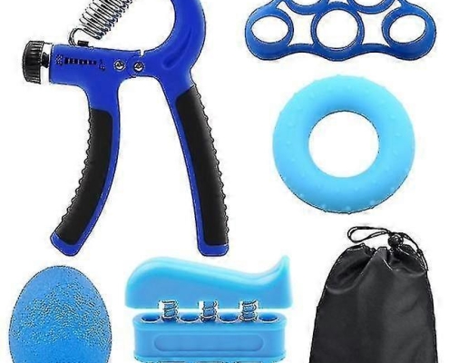 6pc Adjustable Hand Grip Set Kit for Gym Fitness & Strength Training