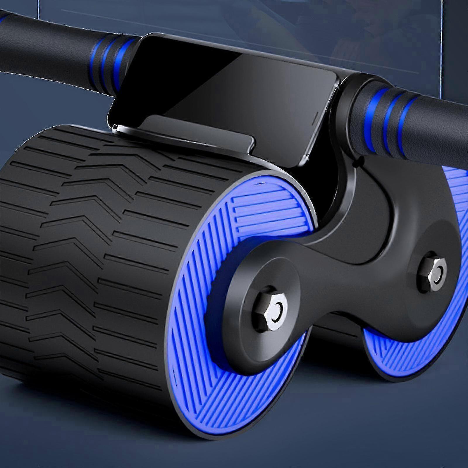 Ab Roller Wheel with Anti-Slip Grip & Auto Rebound