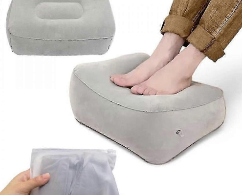 Inflatable Flocking Fabric Foot Rest