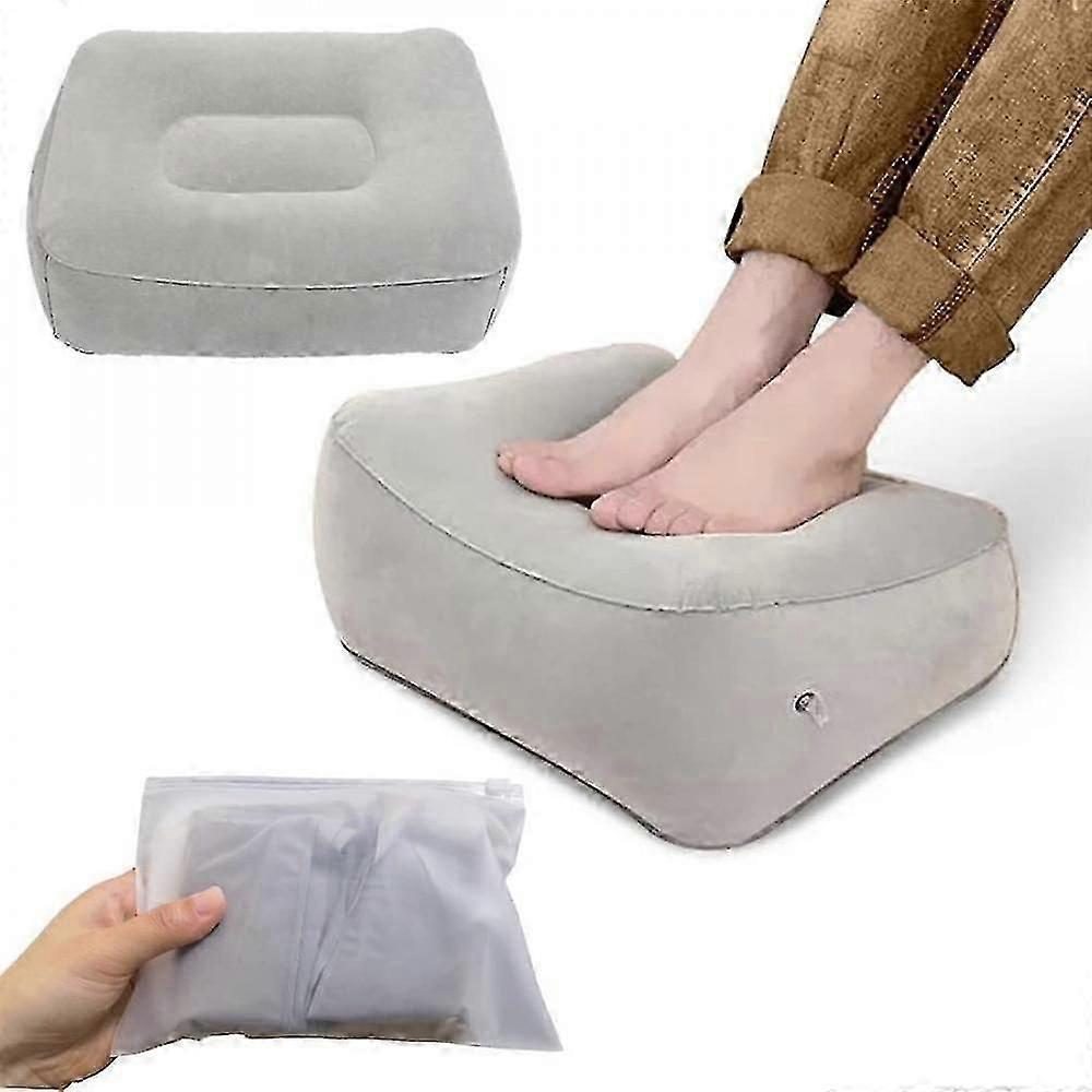 Inflatable Flocking Fabric Foot Rest