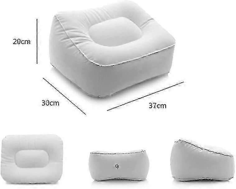Inflatable Flocking Fabric Foot Rest