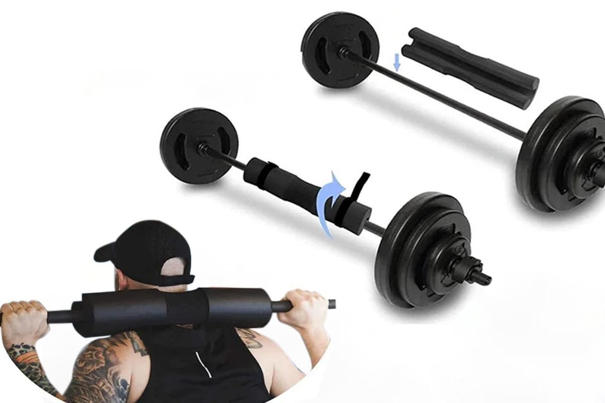 Barbell Pad Shoulder Pad Squat Pad For Weightlifting Lunges And Hip Thrusts -Black